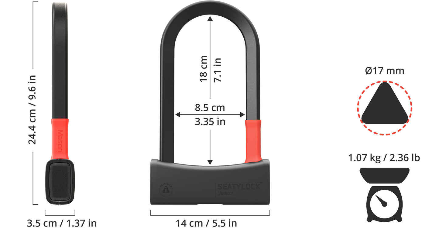 Mason 180 U-Lock