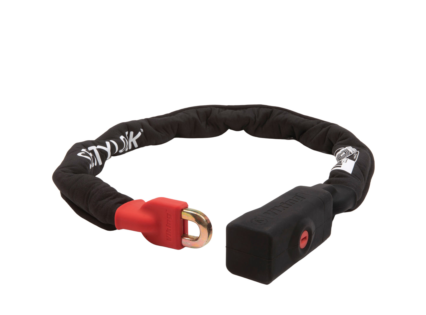 Seatylock Viking Gold 110cm Bike Chain Lock Open