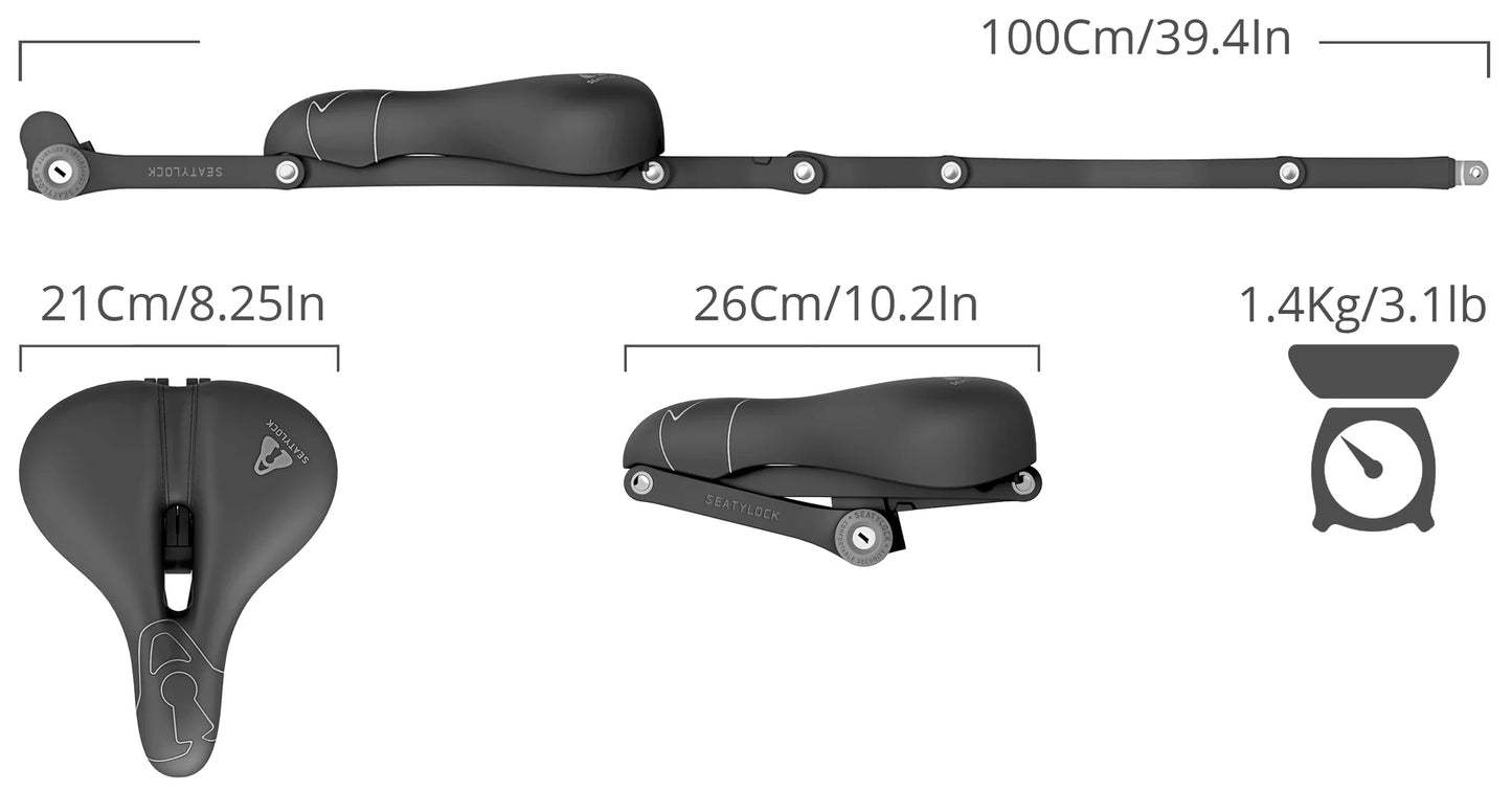 Seatylock Comfort Classic Black